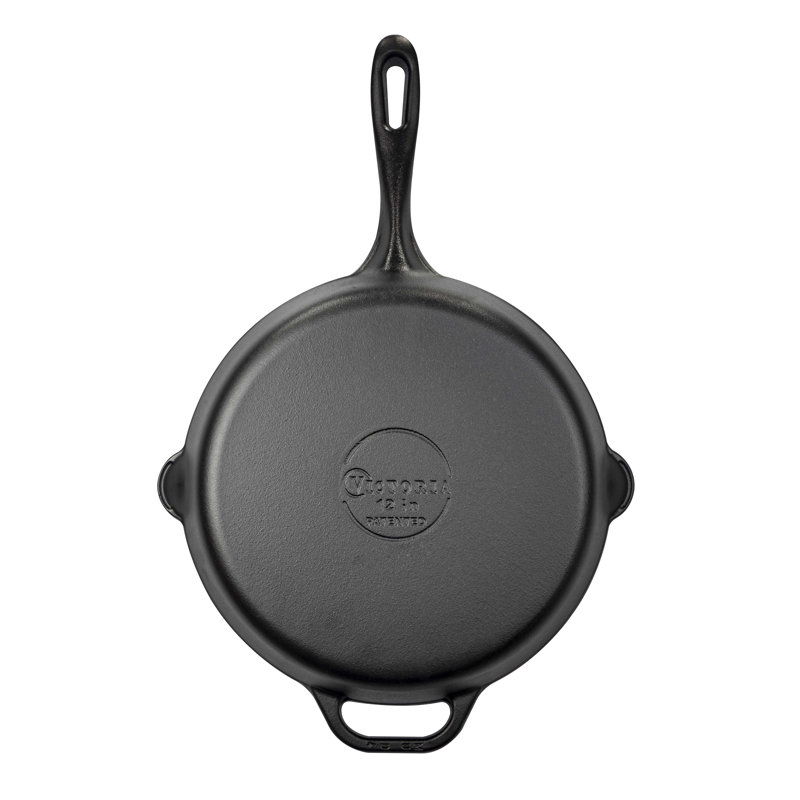 Victoria Cast Iron Non Stick 12'' Skillet & Reviews Wayfair